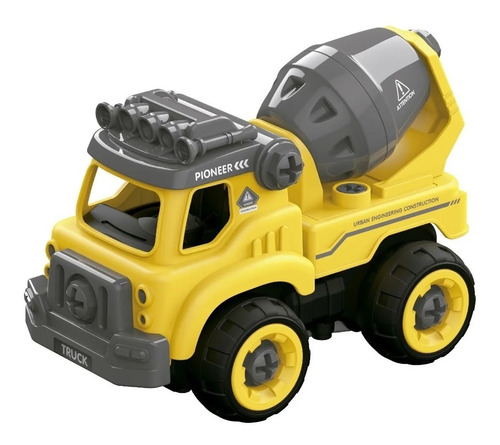 Camion mezclador c/sonido amarillo