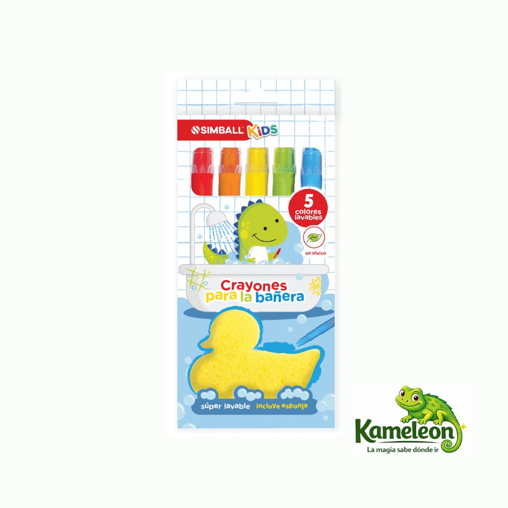 Crayon simball kid para la baÑera x 5 colores