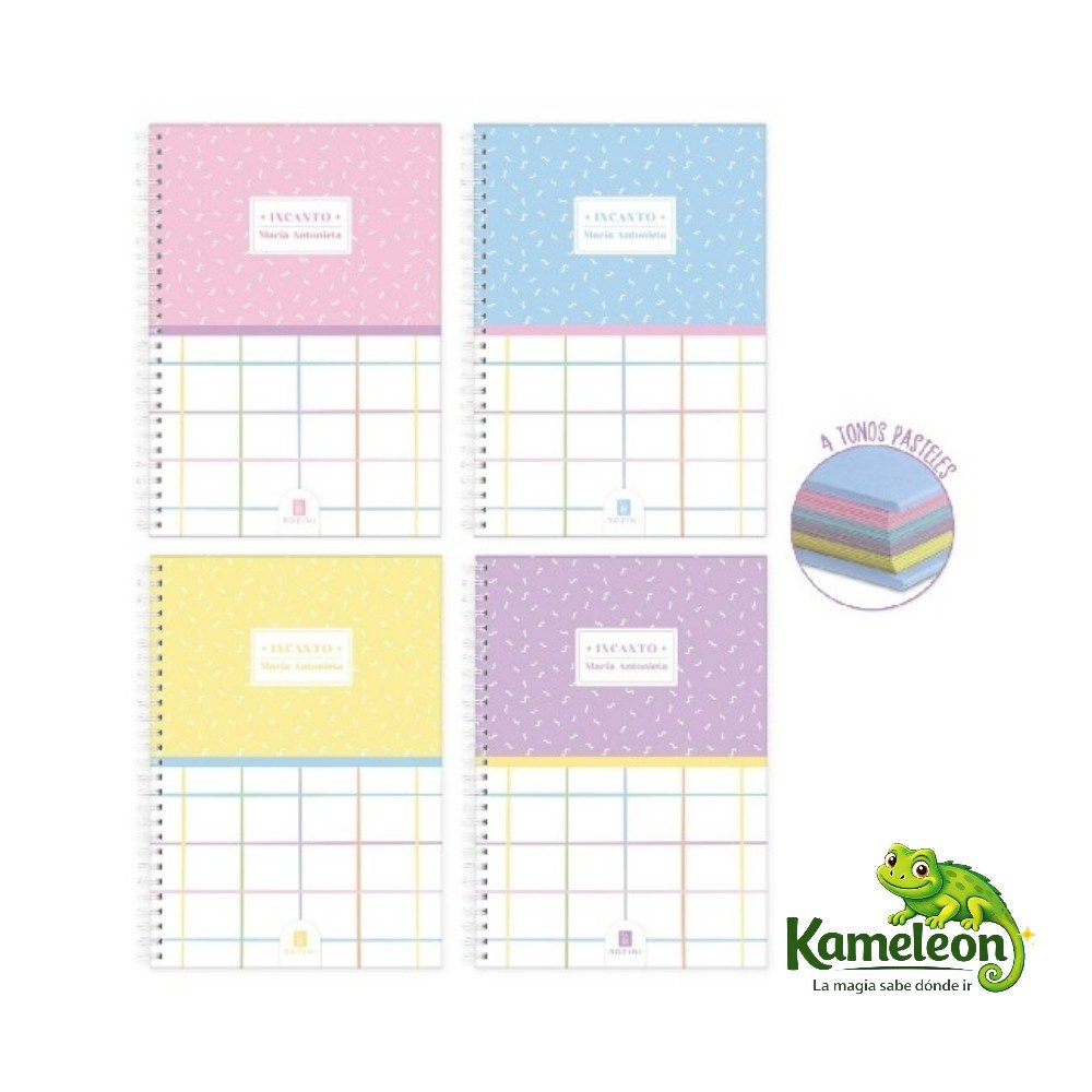 Cuaderno rozini a4: linea color incant