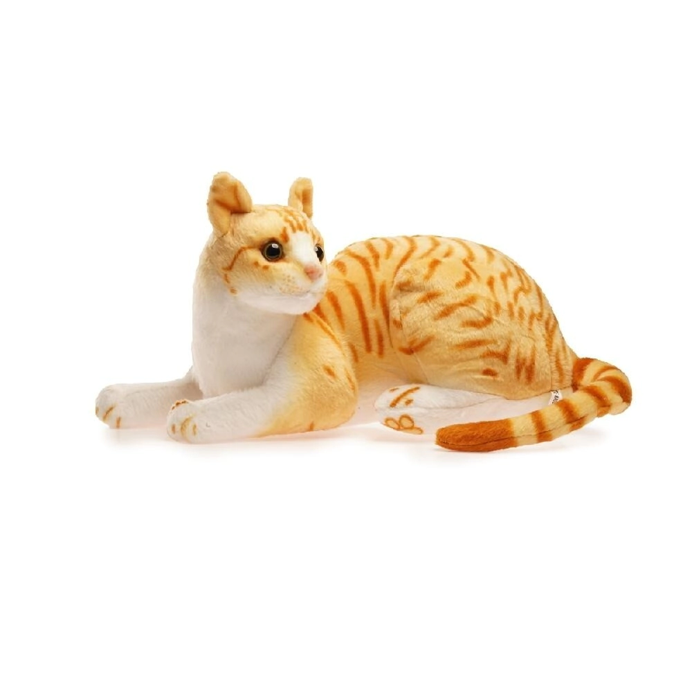 Peluche 25cm gato naranja 