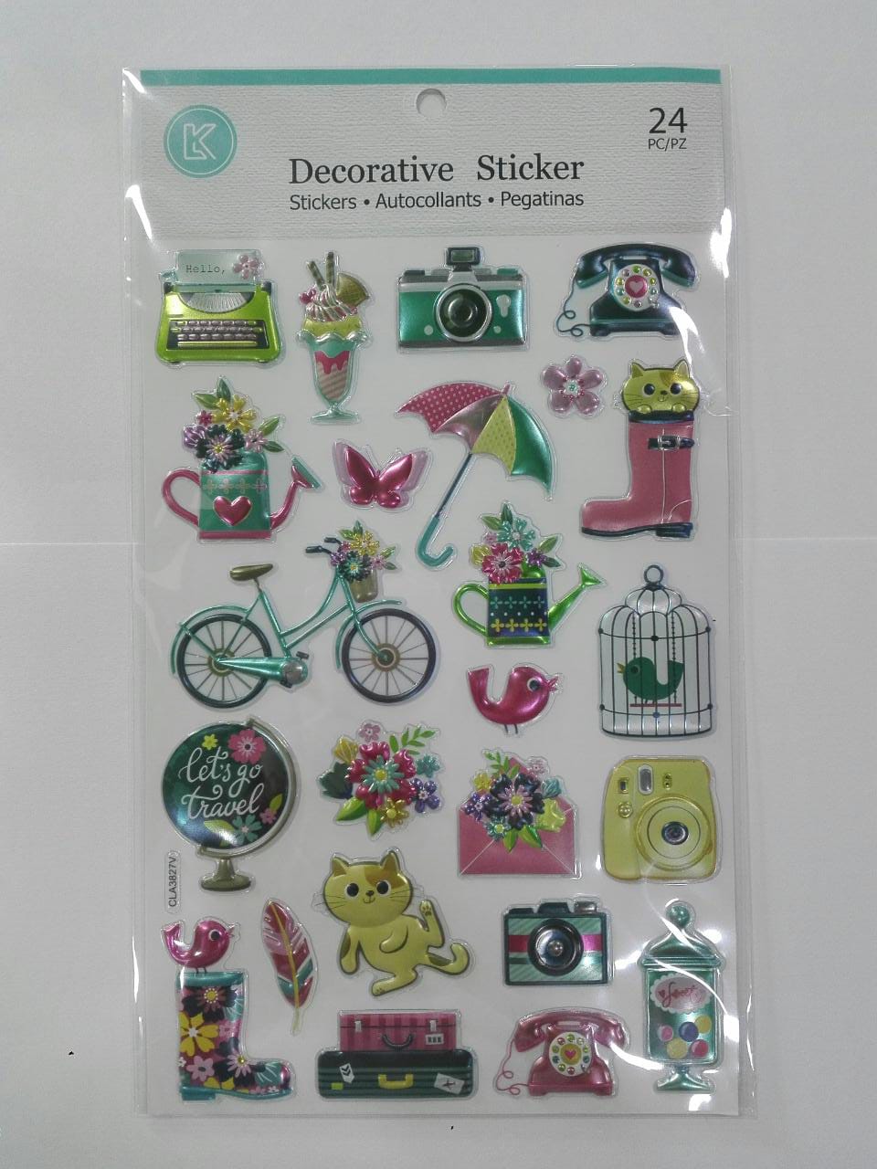 Stickers decorativos bike & cats 