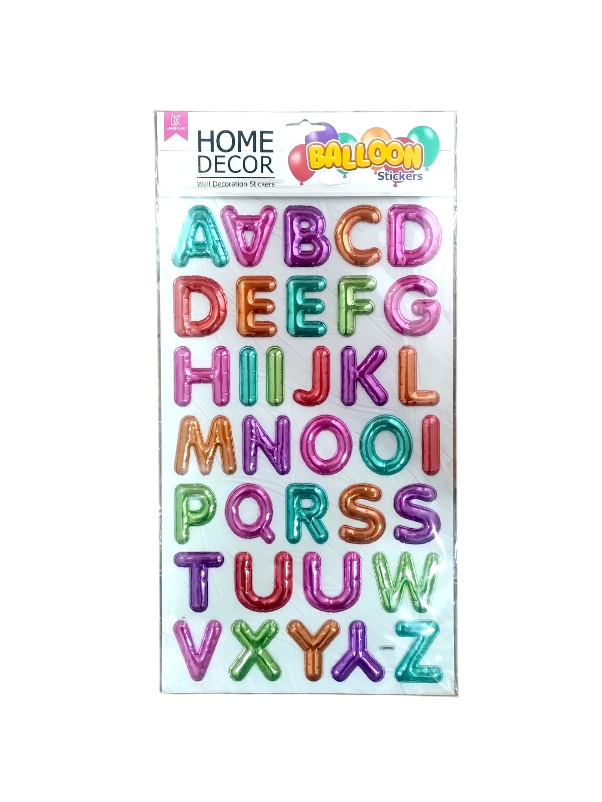 Stickers balloon abecedario