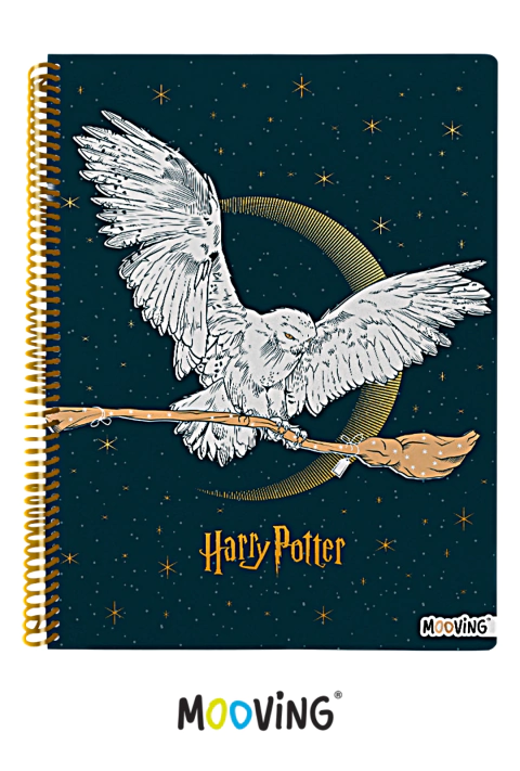 Cuaderno mooving a4 29,7 80hj. t/dura harry potter raya - 1208222