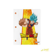 Carpeta mooving nro3 c/cordon dragon ball