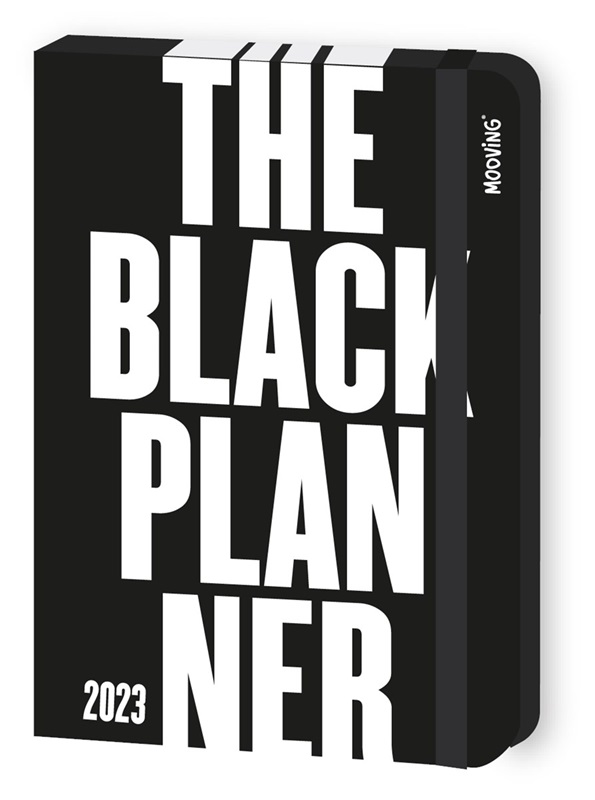 Agenda mooving black diaria 15 x 21 cm. 