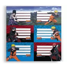 Etiquetas mooving naruto