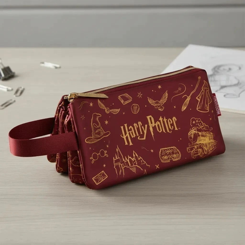 Cartuchera mooving cuadruple harry potter