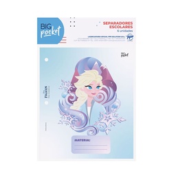 Separadores big pocket numero 3 frozen