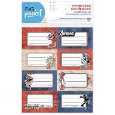 Etiquetas big pocket avenger historieta