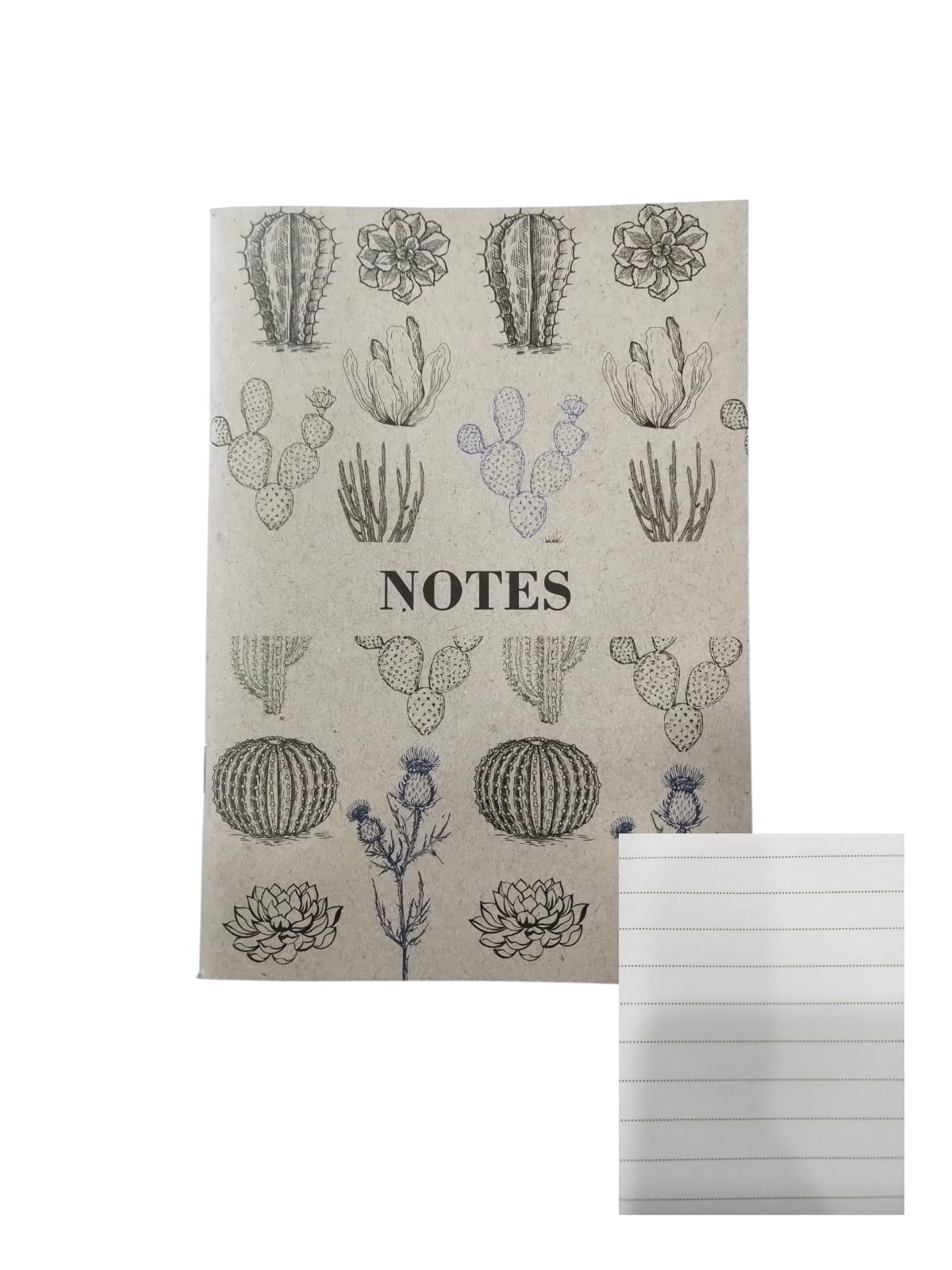 Cuaderno prode-line rayado cactus