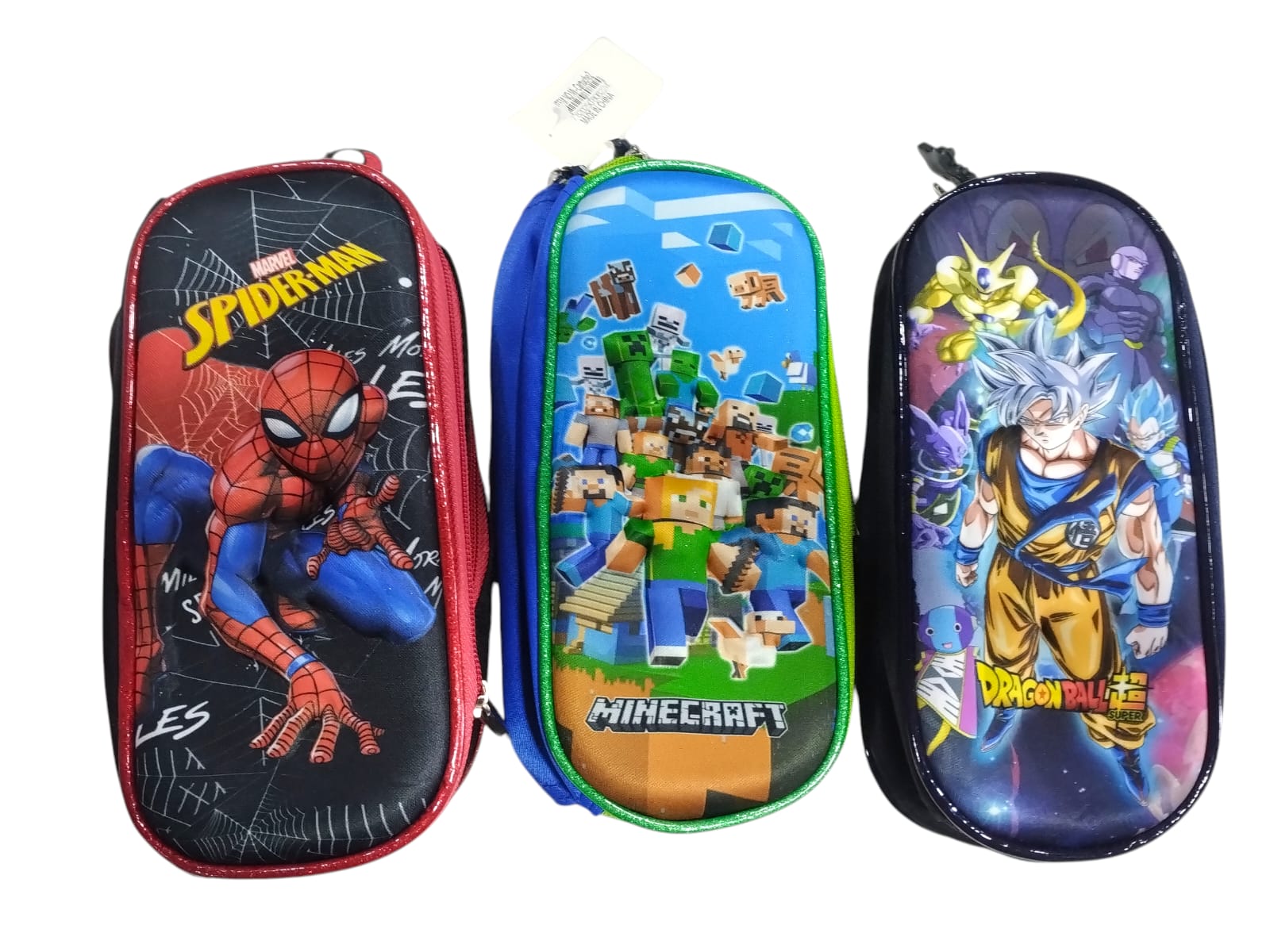 Cartuchera doble cierre personajes