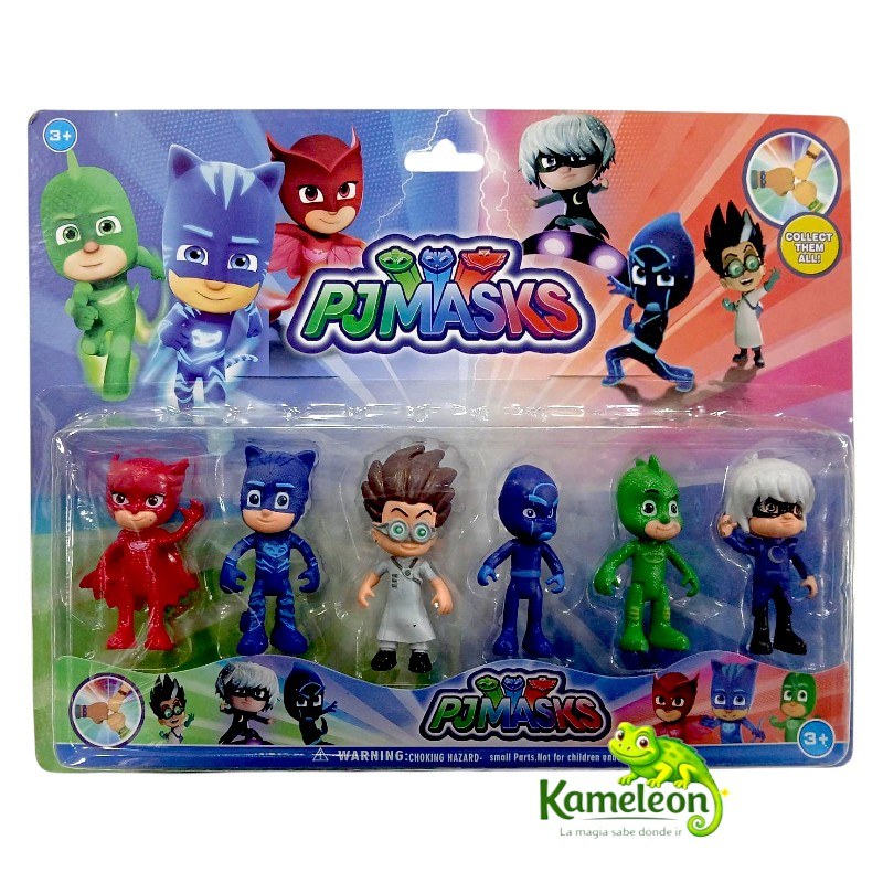 PJMASKS SET X 6 MUÑECOS