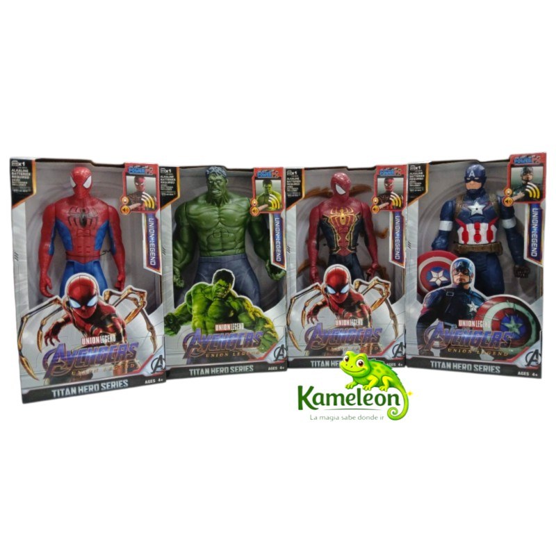 MUÑECO AVENGERS TITAN HERO SERIES 30CM ARTICULADOS