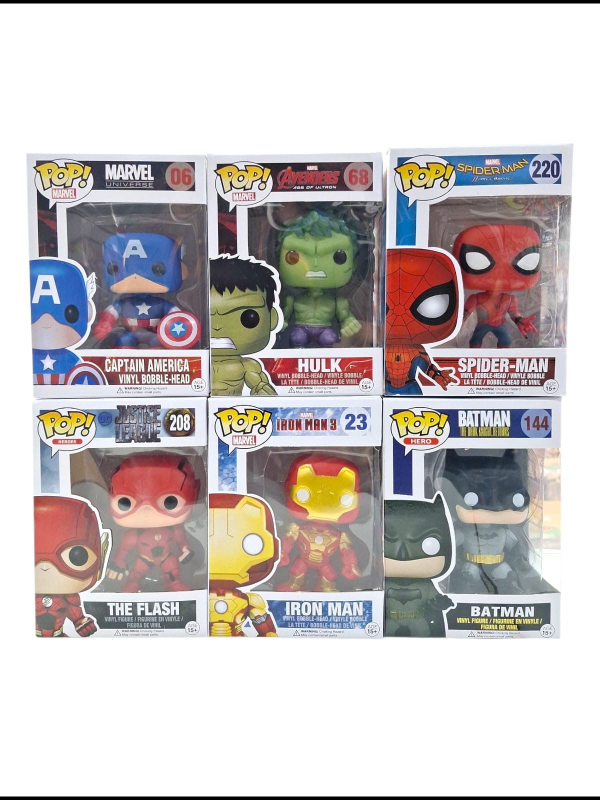 MuÑecos pop super heroes varios