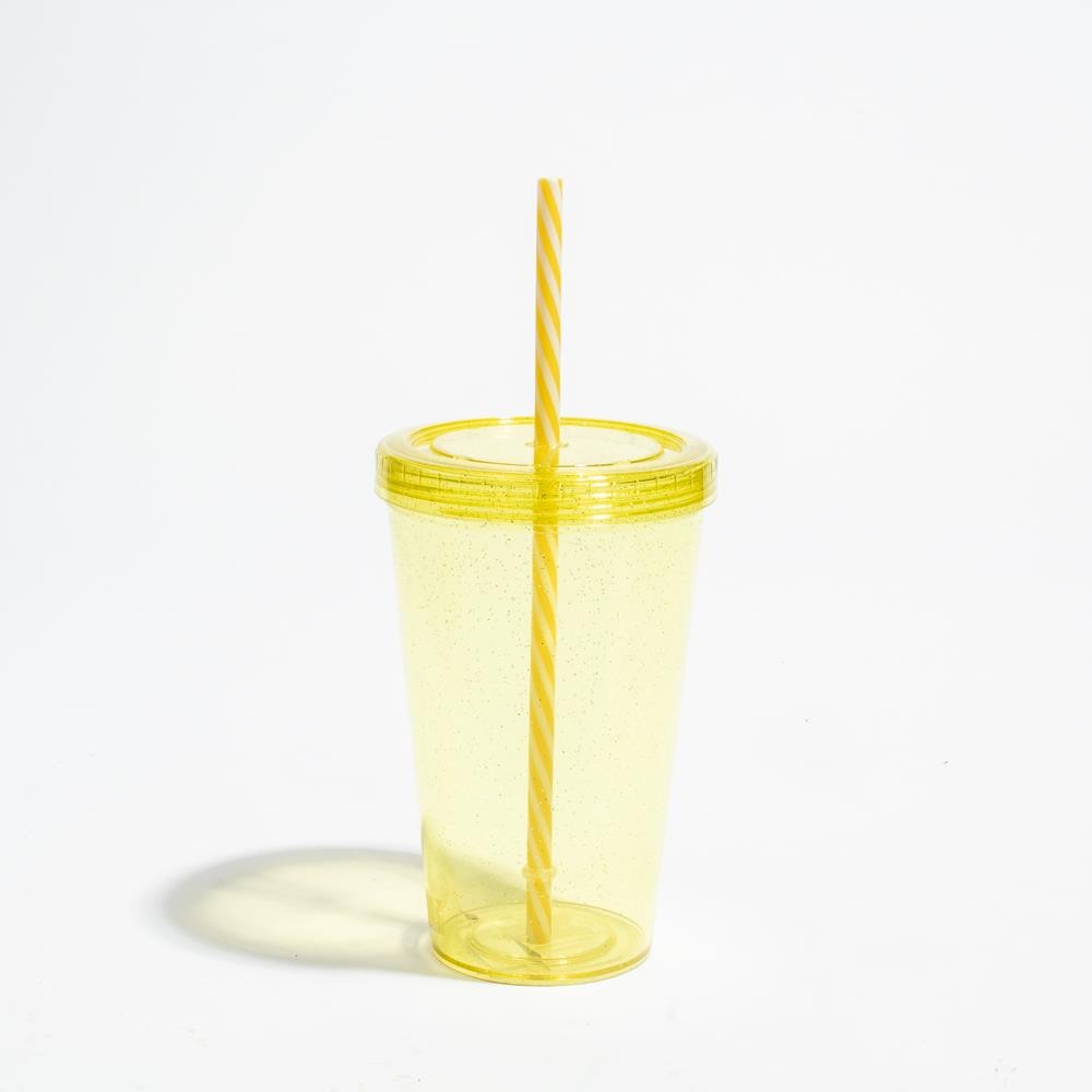 Vaso 700mm. c/sorbete amarillo
