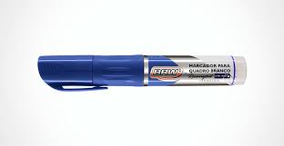 Marcador para pizarra brw azul recargable