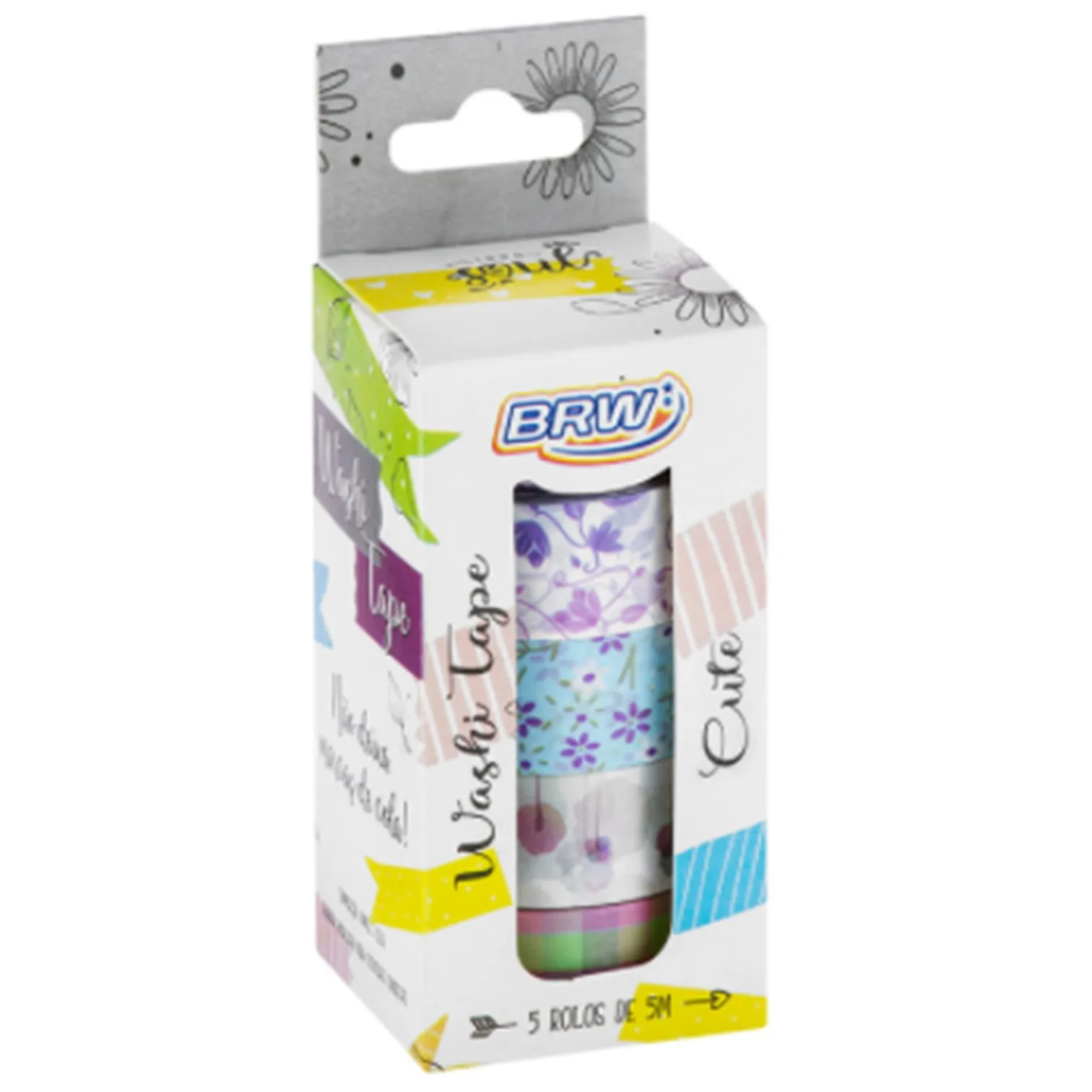 Cinta brw decorativa cute x5