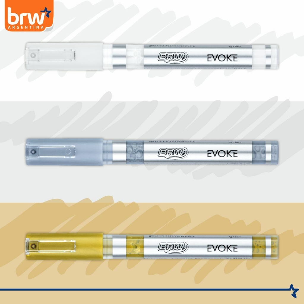 Marcador brw acrilico x 1 3mm