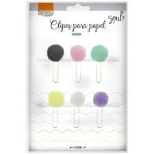 Clips brw pompones x6