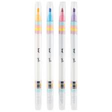 Resaltadores brw borrables color pastel