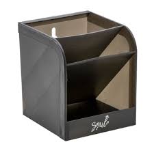 Organizador brw 3 divisorios negro