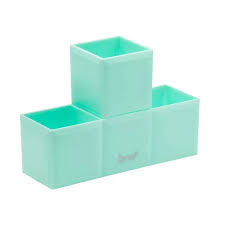 Organizador brw tetris verde pastel