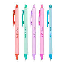 Boligrafo borrable brw x 4 colores retractil