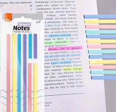 Notas brw adhesivas resaltadoras brw pastel 