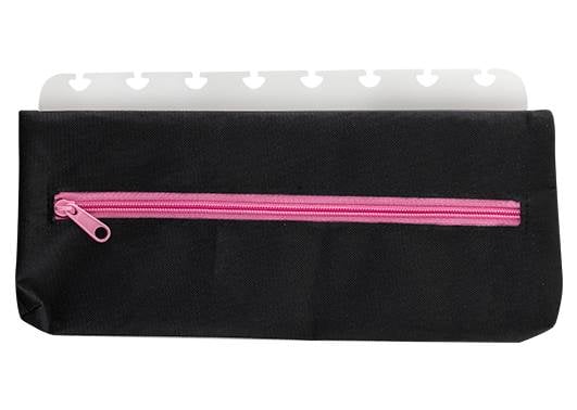 Cartuchera brw negra 1 cierre para cuaderno de disco 