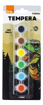 Tempera brw dinosaurio