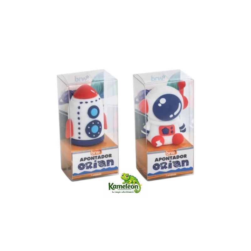 Sacapuntas brw orion astronauta y nave 