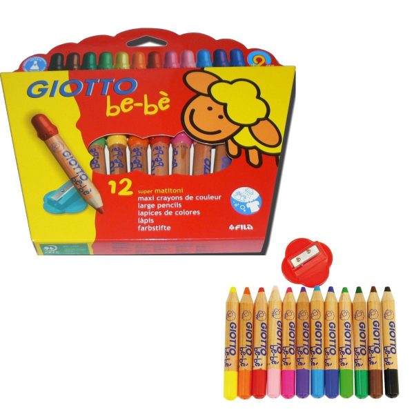 Lapices giotto be-be x 12 colores