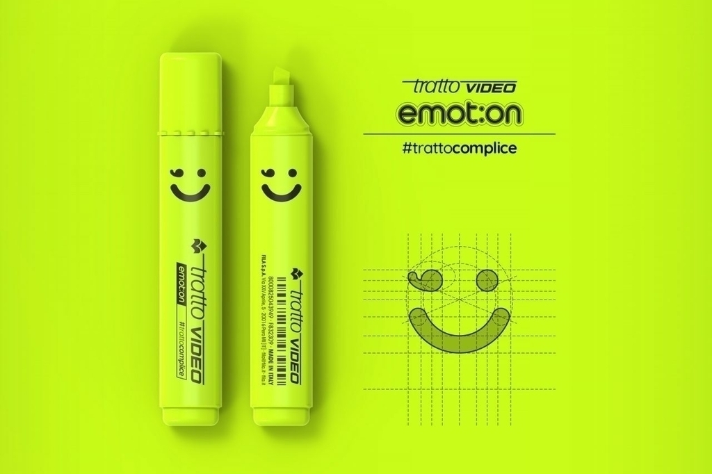 Resaltador tratto chato fluo verde lima 