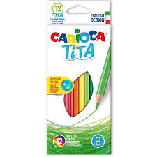 Lapices carioca largos x12 colores