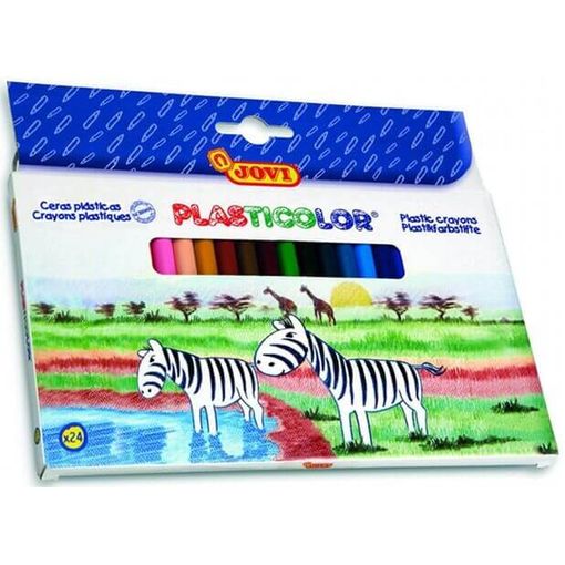 Crayones jovi plasticolor x24