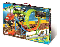 Pista de autos maisto: micro monster truck show