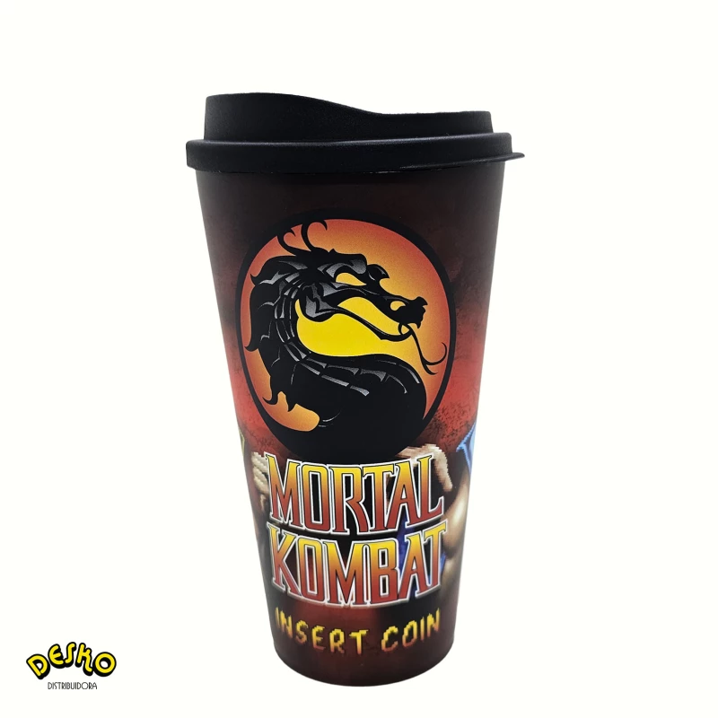 Vaso plastico mortal kombat