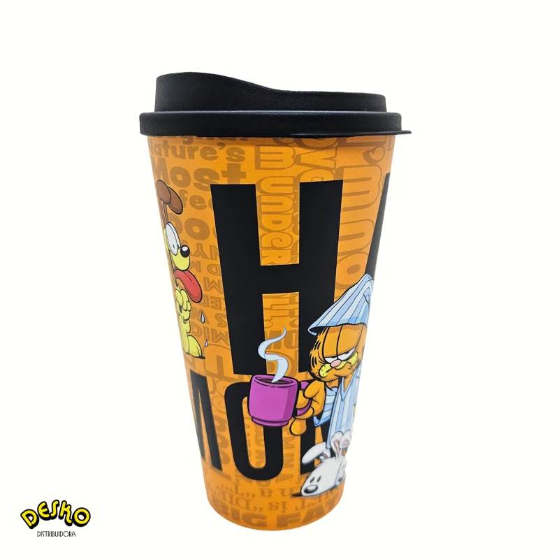 Vaso plastico garfield 