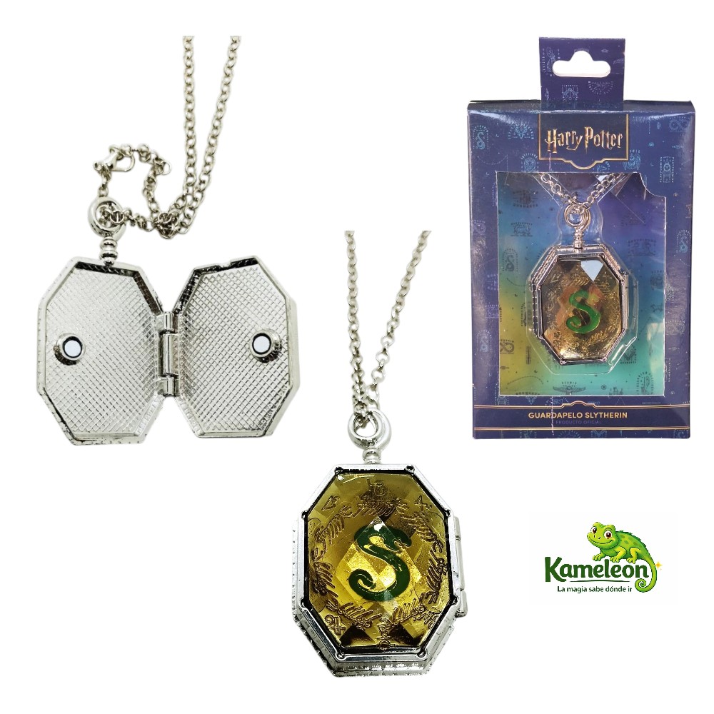 Collar harry potter guardapelo slytherin