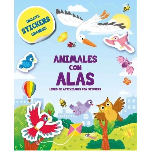 Animales c/sticker : con alas