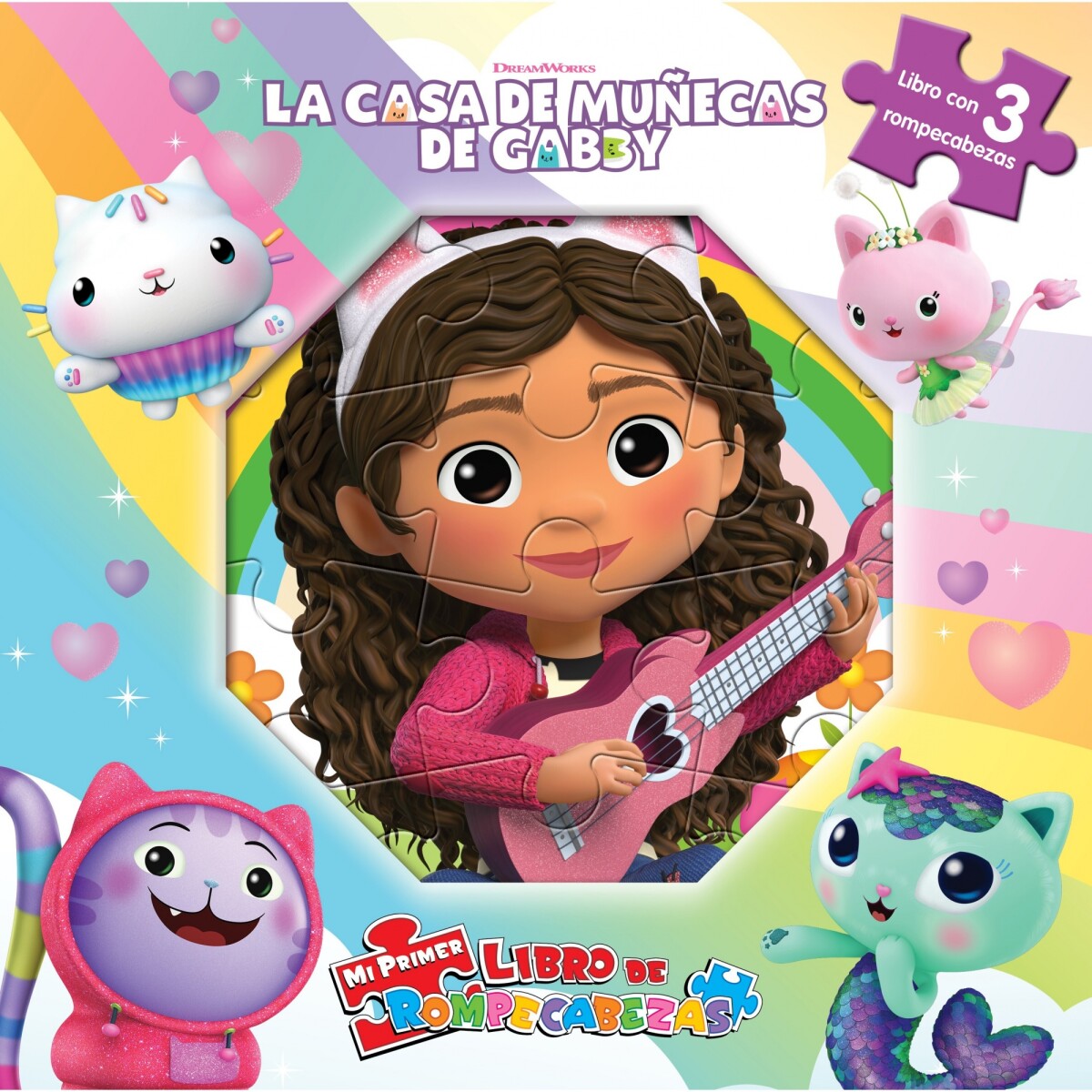 Mi primer libro con rompecabezas: la casa de muÑecas de gabby