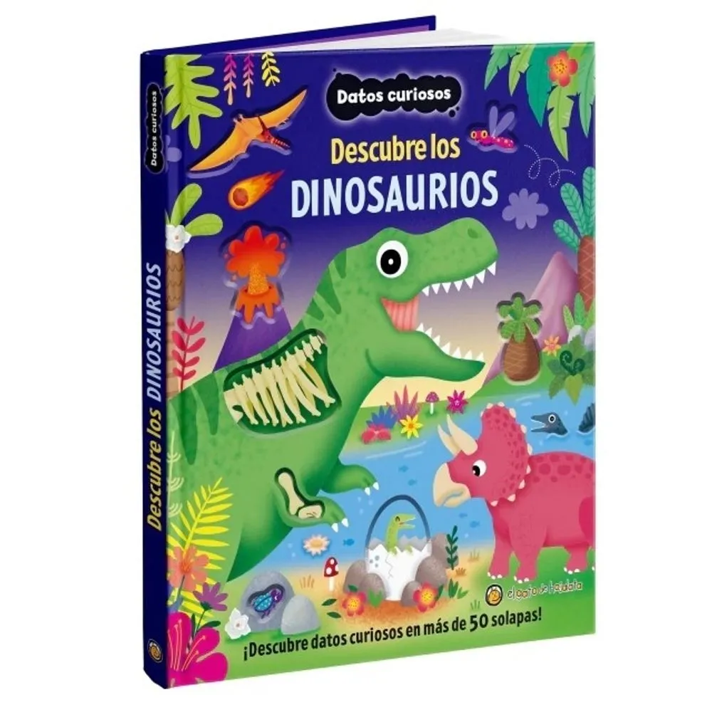 Libro datos curiosos descubre los dinosaurios