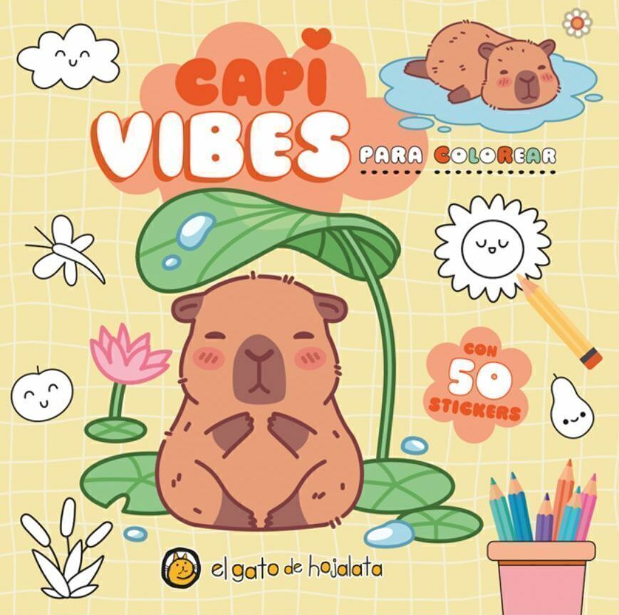 Libro para colorear capivibes