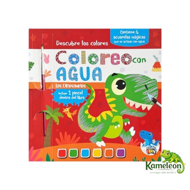 Coloreo con agua: Los dinosaurios