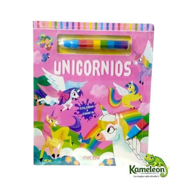 Colorea y cuenta: Unicornios