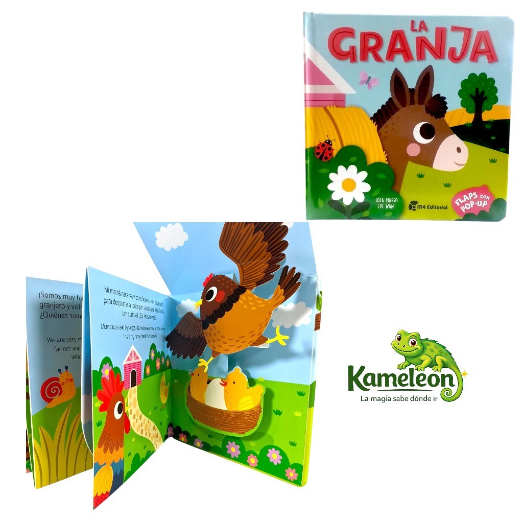 Flaps con pop-up: la granja