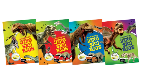 Libro actividades con dinosaurios