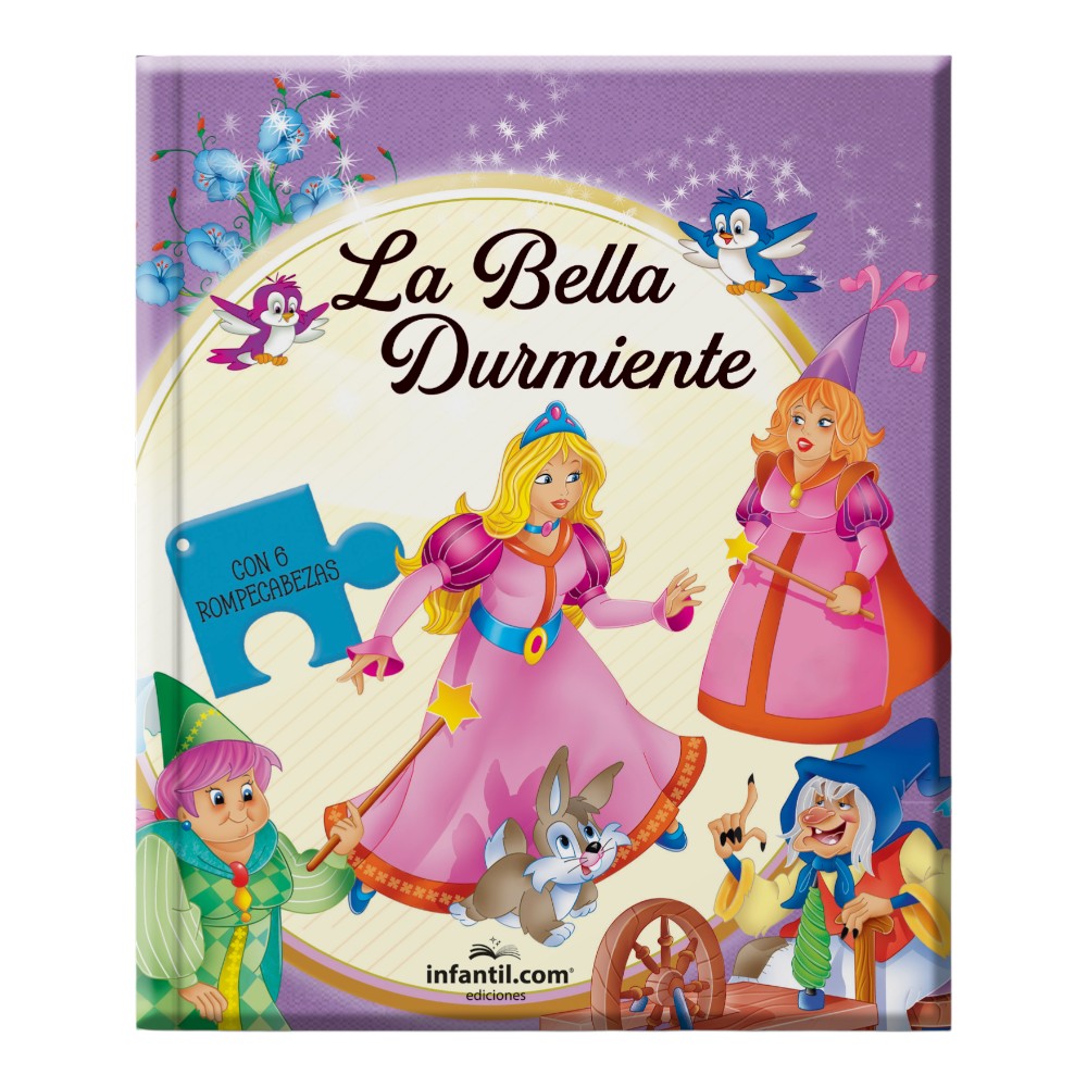 Libro leo y armo rompecabezas la bella durmiente