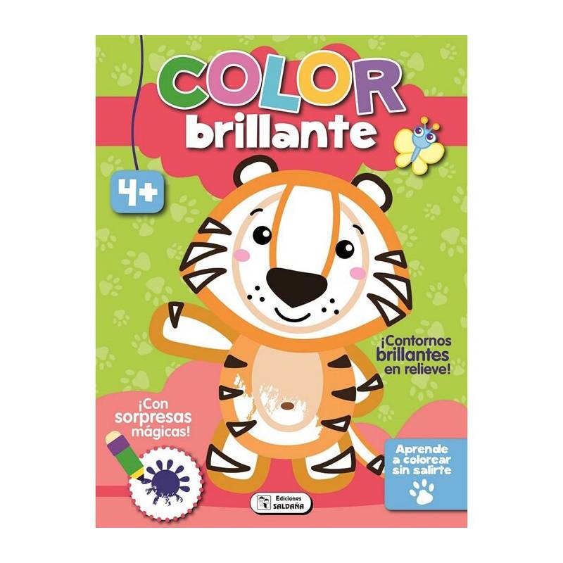 Libro color brillante -tigre