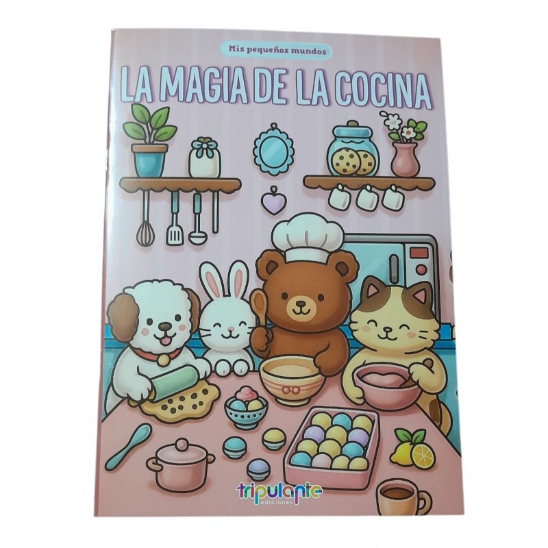Libro para colorear mis pequeÑos mundos la magia de la cocina